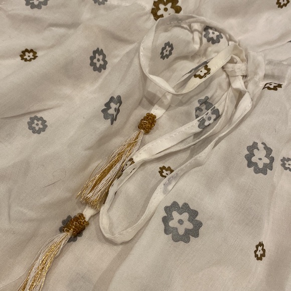 CHACH beach girls gold tassel sequin trim beach cover up dress - Picture 4 of 12